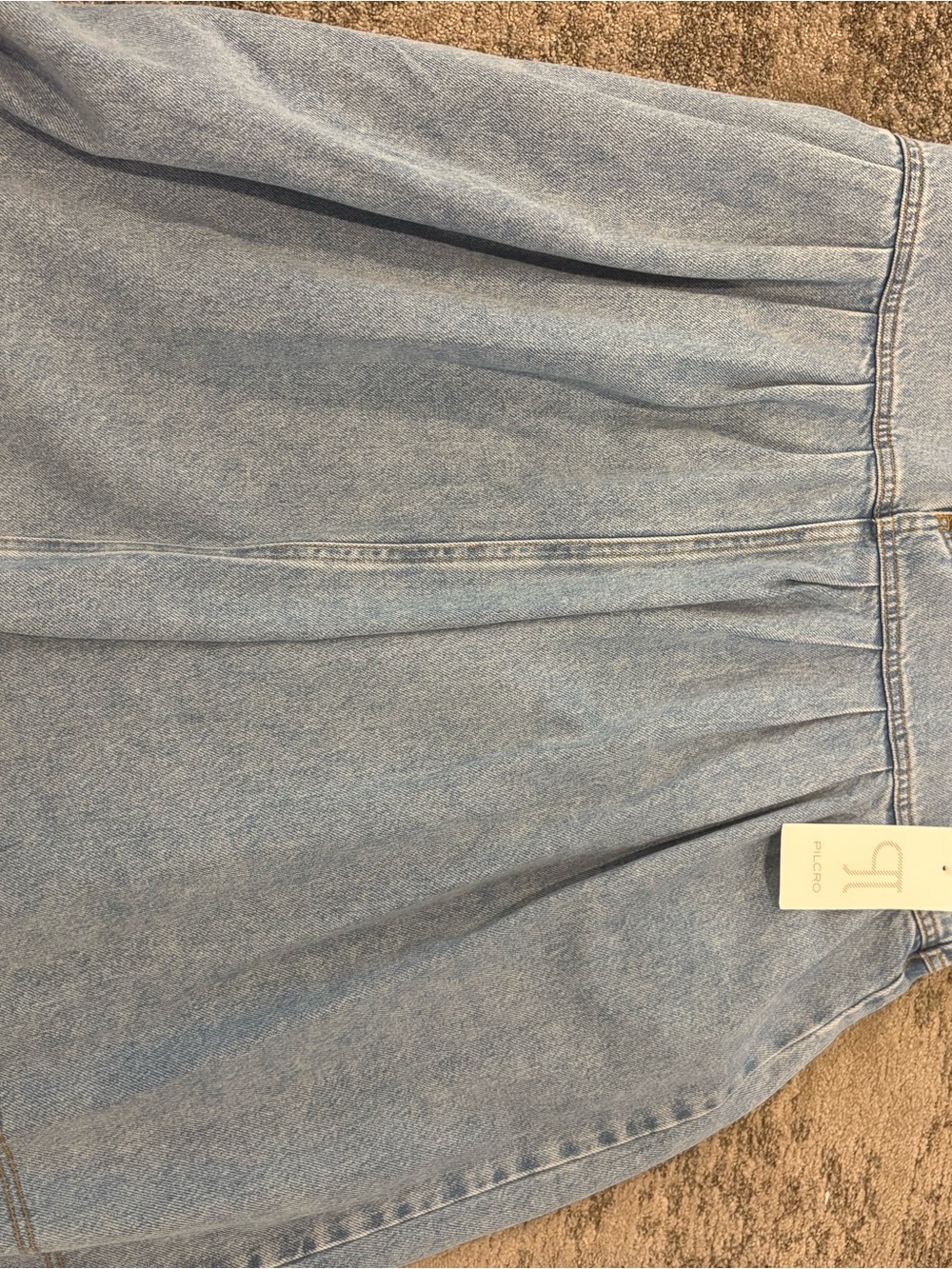 Pilcro denim skirt